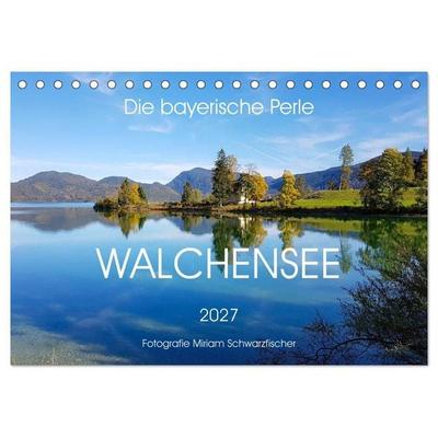 Walchensee (Tischkalender 2027 DIN A5 quer), CALVENDO Monatskalender