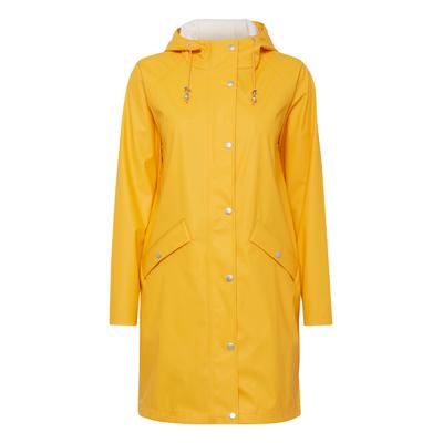Regenjacke ICHI "Damen Regenmantel IHTAZI", Damen, Gr. S, schwarz, Obermaterial: 100% Polyester PES., Jacken Regenjacke