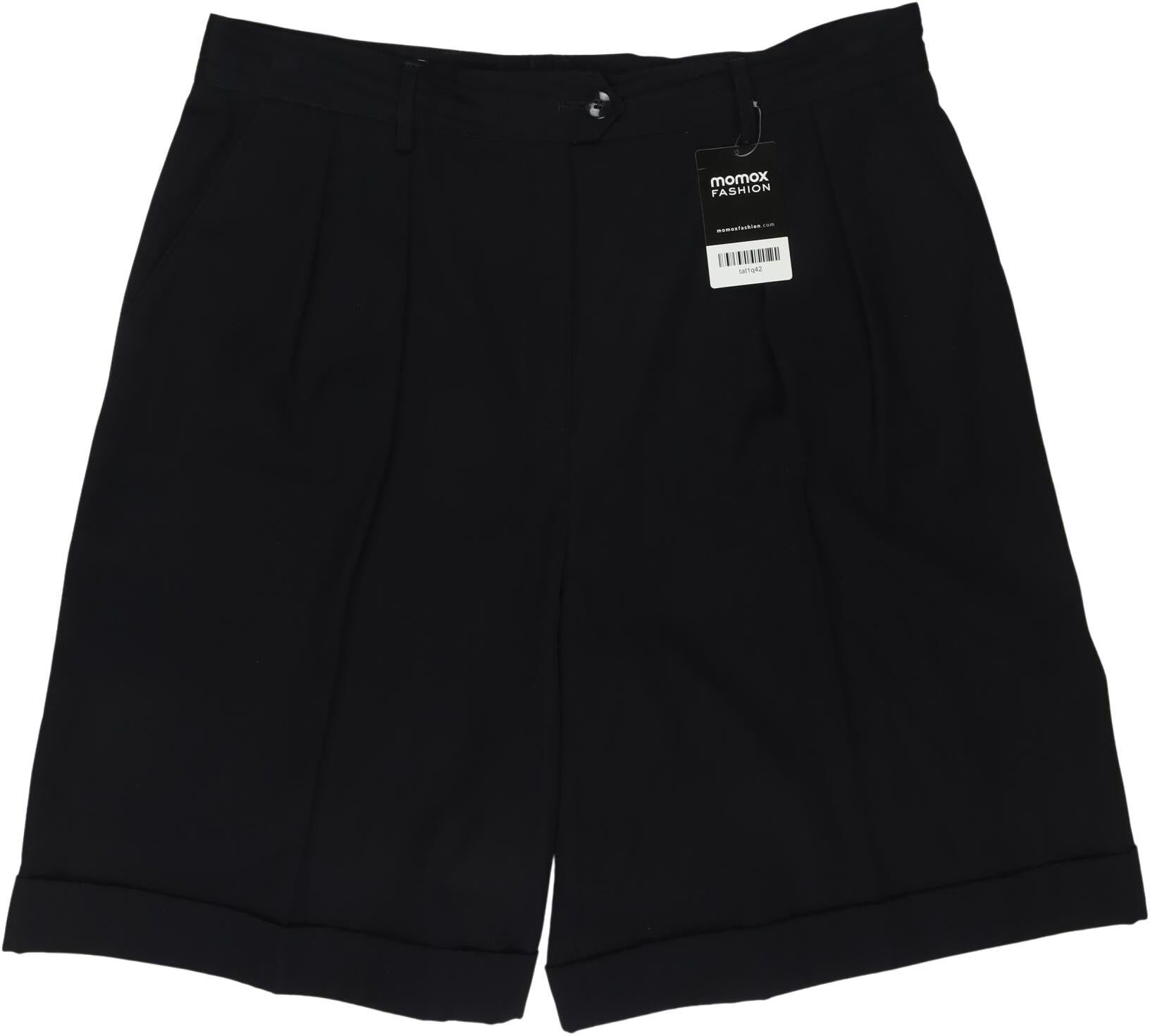 Escada Damen Shorts, Marineblau, Gr. EU 44, Schurwolle - Second Hand