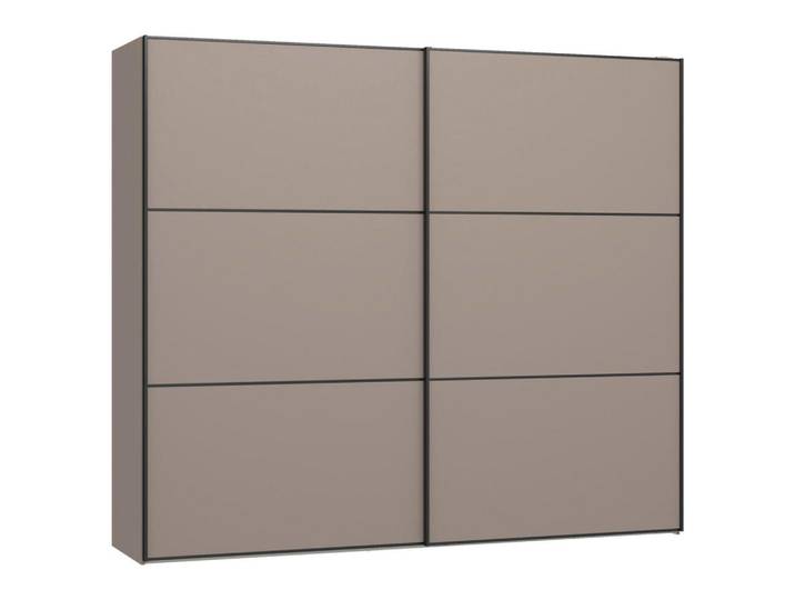 Jutzler Schwebetürenschrank, Hellbraun, 3 Fächer, 253x220x65 cm, Typenauswahl, Beimöbel erhältlich, umfangreiches Zubehör in verschiedenen Holzarten Größen Holzdekoren individuell planbar, individuelle Frontgestaltung, Schlafzimmer, Kleiderschränke, Schwebetürenschränke