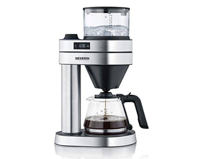 SEVERIN Filter-Kaffeemaschine, Glaskanne, Timer, bis zu 10 Tassen, 1.580 W