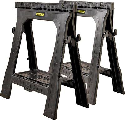 Stanley Storage 060864R 31.5"" Folding Sawhorse 2-count"