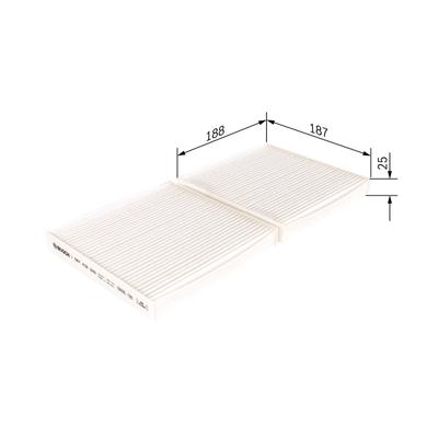 BOSCH Filter, Innenraumluft 1 987 432 242 für BMW