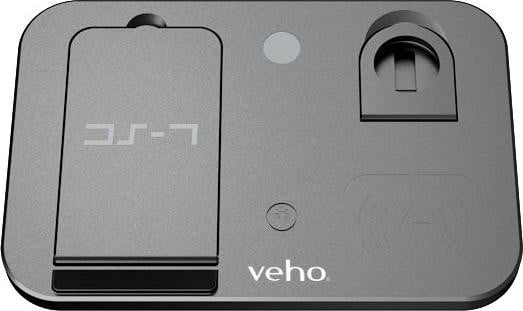 Veho DS-7 Qi Draadloze Oplader voor Interieur, Zilver