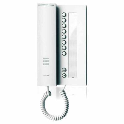 Ritto Wohntelefon Komfort, weiß, für TwinBus Türsprechanlagen, 132x220x42 mm (BxHxT)