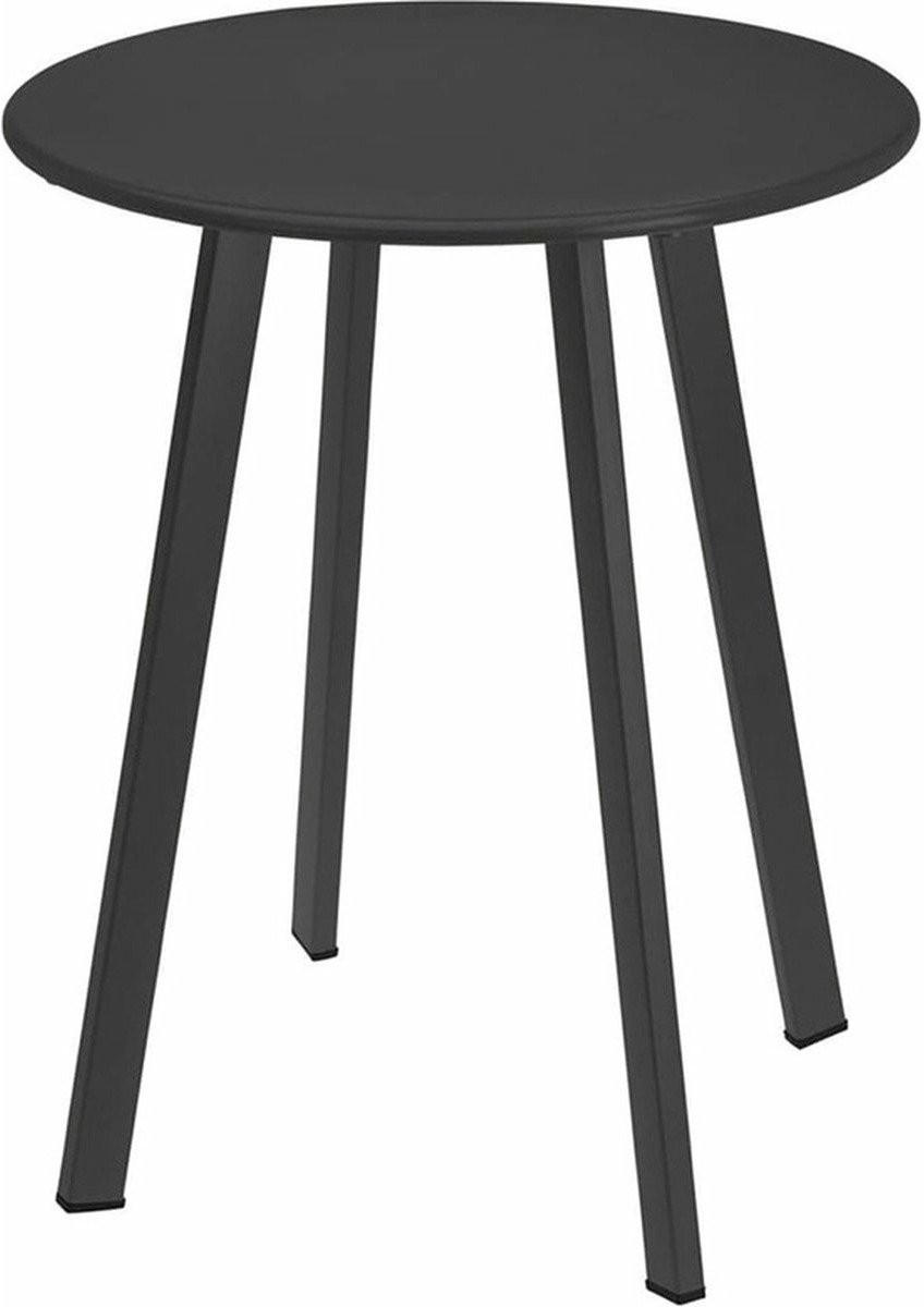 ProGarden Bijzettafel donkergrijs mat B: 40 cm, D: 49 cm