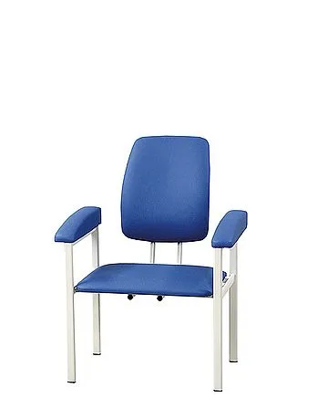 AGA Sanitätsartikel GmbH AGA Adipositas XXL Blutabnahmestuhl BES-1062, Gestell lackiert, 300 KG Tragkraft, RAL 9010 Weiß-Eis BES-1062-RW-EIS