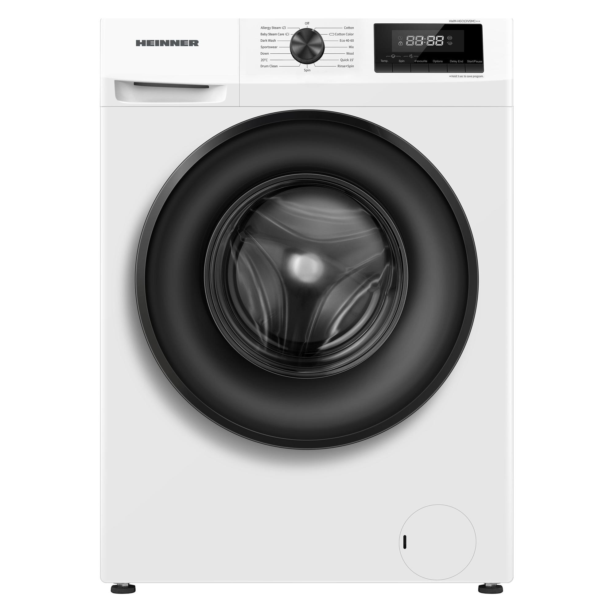 Heinner HWM-H6010IVSMC+++, Frontlader, 6 kg, C, 74 dB, 1000 RPM, C