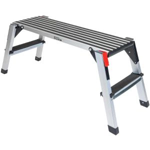 Güde Arbeitsplattform GAAP 960, 40962, 96 x 30cm, Standhöhe 49,5cm, Aluminium, bis 150kg, klappbar