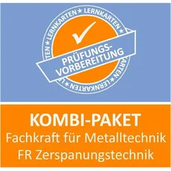 Kombi-Paket Fachkraft für Metalltechnik FR Zerspanungstechnik - Basis + Wiso Lernkarten, Schulbücher von Daniel Becker