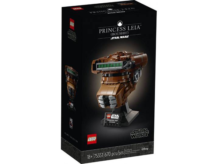 LEGO® LEGO® Star Wars 75351 Princess Leia™ (Boushh) Helm Konstruktionsspielsteine, (670 St)