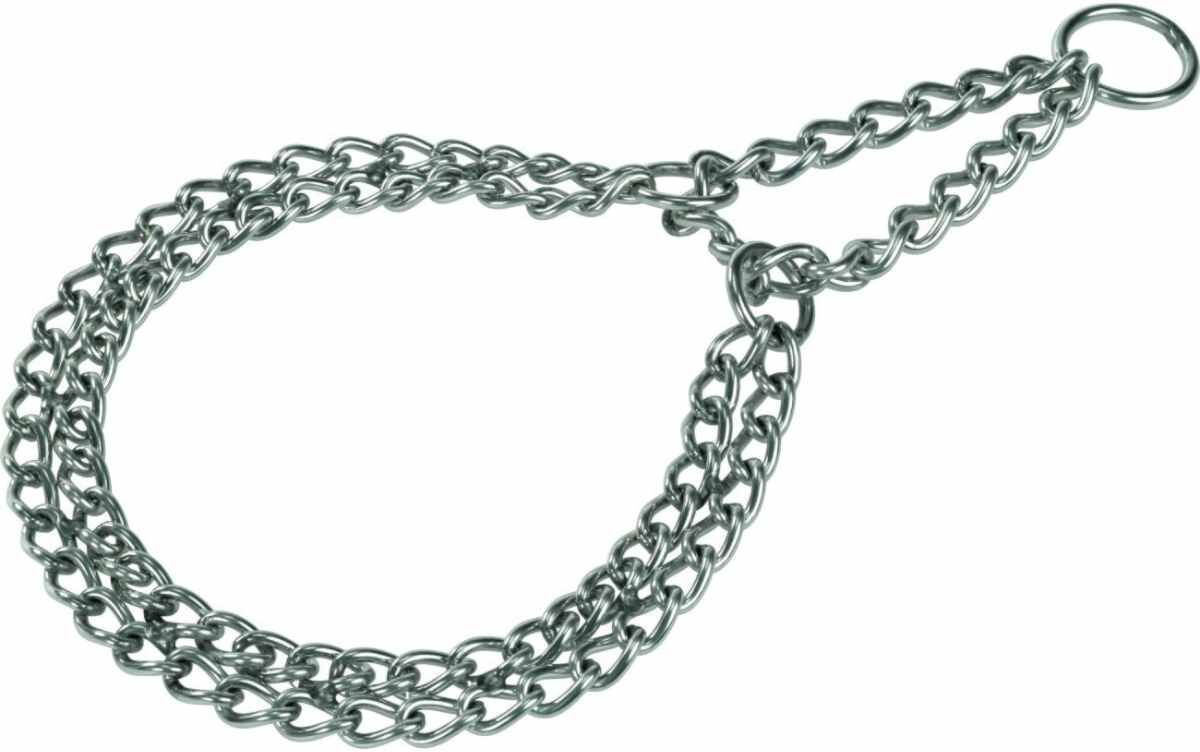 Anione Collare con Catena Doppia in Acciaio Inox S