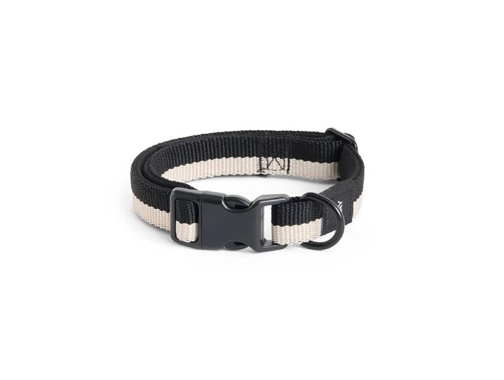 HAY - Dogs Hundehalsband, S/M, schwarz / weiss