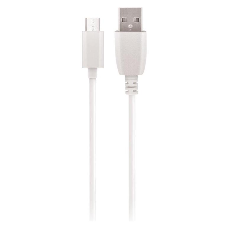 Maxlife Kabel USB - microUSB 3,0 m 2A weiss (3 m, 10 W) (OEM001517)