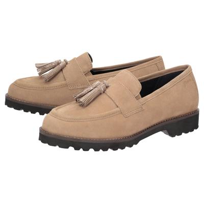 Slipper SIOUX "Meredith-758-H", Damen, Gr. 38 (UK 5), beige, Schuhe Slipper
