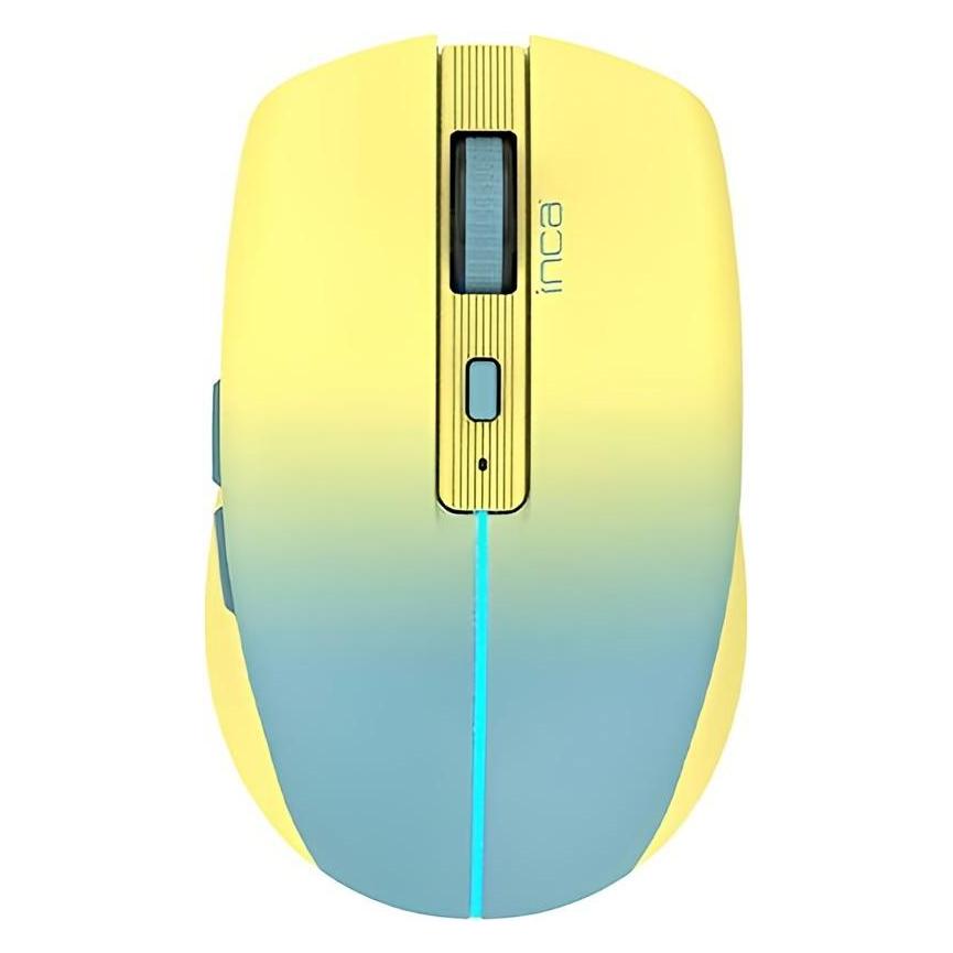 Inca Maus IWM-511RS Blt+Wrls RGB Color-Basisfarbe: Gelb (Kabelgebunden, Kabellos) (IWM-511RS)
