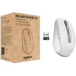 Logitech MX Anywhere 3S for Business Maus Büro rechts RF Wireless + Bluetooth Laser 8000 DPI