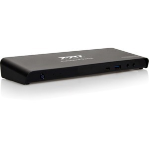 Port Designs 901904-UK, USB 3.2 Gen 1 (3.1 Gen 1) Type-C, Schwarz, DisplayPort, HDMI, RJ-45, USB 3.2 Gen 1 (3.1 Gen 1) Type-A, USB 3.2 Gen 1 (3.1 Gen 1) Type-C, Acrylnitril-Butadien-Styrol (ABS), China, CE, RoHS