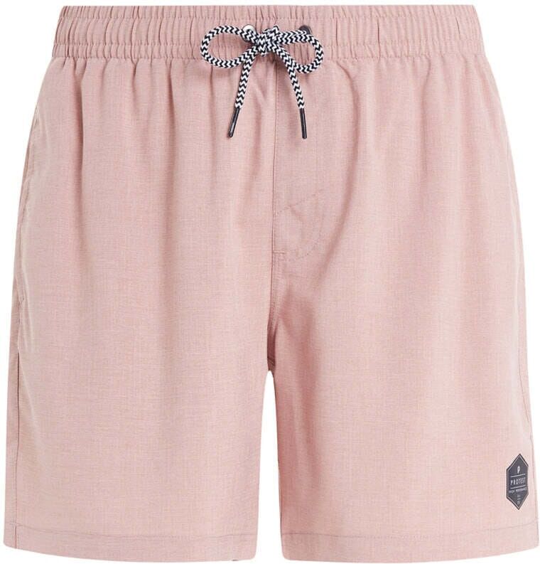Badehose PROTEST "Badehose DAVEY", Herren, Gr. L, EURO, pink (mauvepink), Obermaterial: 100% Polyester PES., Badehosen Badehose mauvepink L, EURO