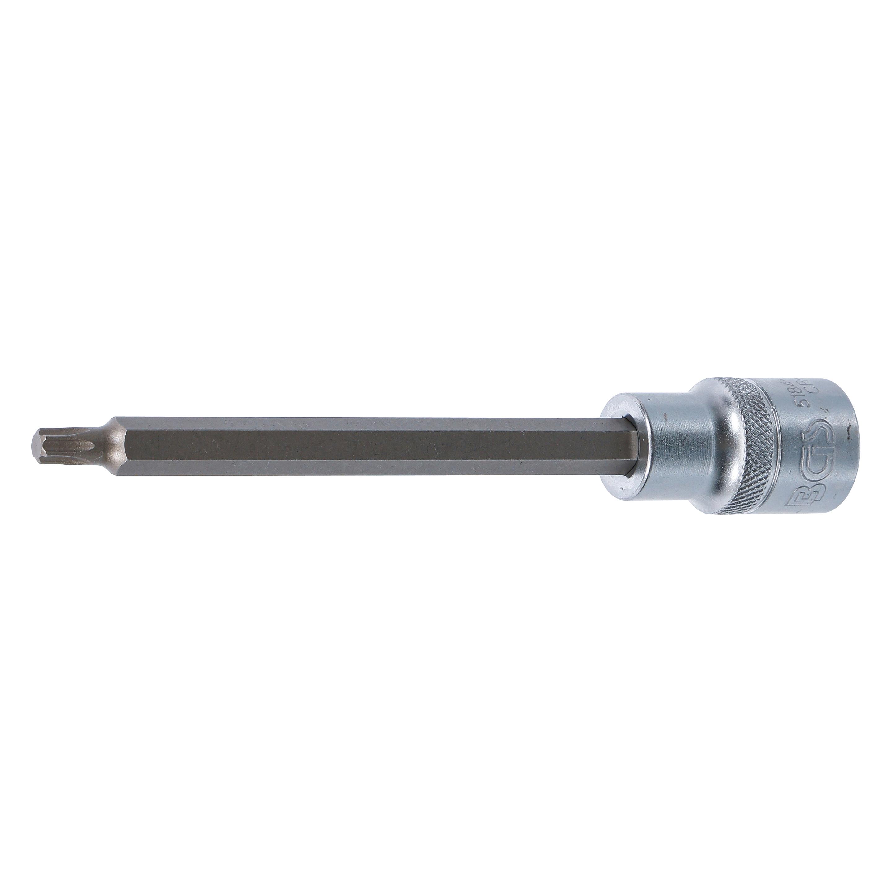 BGS Bit-Einsatz Antrieb Innenvierkant 12,5 mm (1/2") T-Profil (für Torx) T30 (5184-T30)
