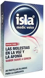 Isla Medic Acute Isla Medic Voice 20 Soft Cherry Lozenges
