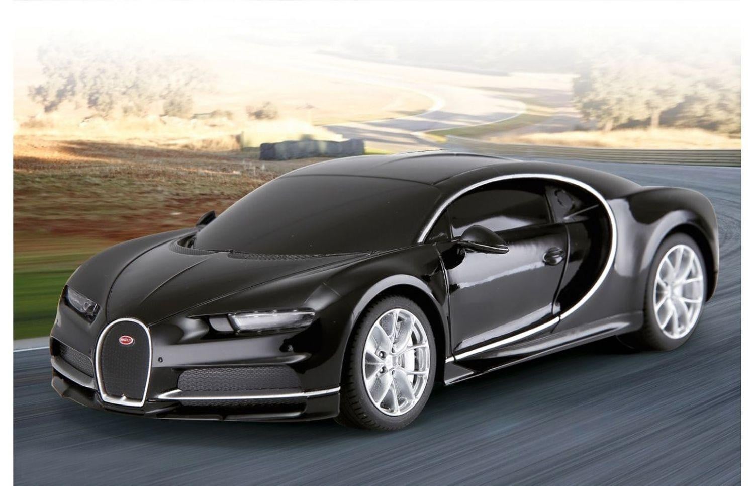 Jamara Germany Bugatti Chiron schaalmodel 1:24 zwart 27MHz