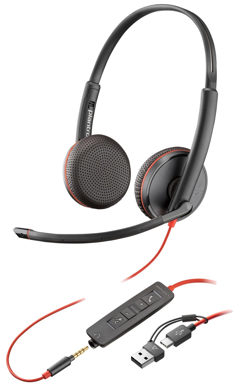 Poly Blackwire 3225 Stereo Headset 8X229A6