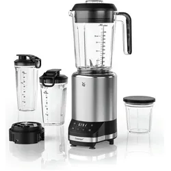 WMF Kult Pro, Standmixer, Schwarz, Transparent, Silber
