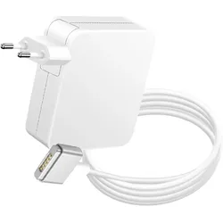 Avizar 85W MagSafe 2 Netzteil MacBook Pro A1398 2012–13 (85 W), Notebook Netzteil, Weiss