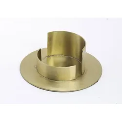 Kerzenhalter Messing gold matt, für Ø 5 cm Kerzen, Anlasskerzen