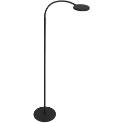 Stehleuchte Leselampe Beistellleuchte LED Flexo Wohnzimmerlampe dimmbar schwarz