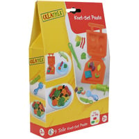 Knet-Set Pasta, 9 Teile mit Knetpackungen und Modellierwerkzeugen, Kneten