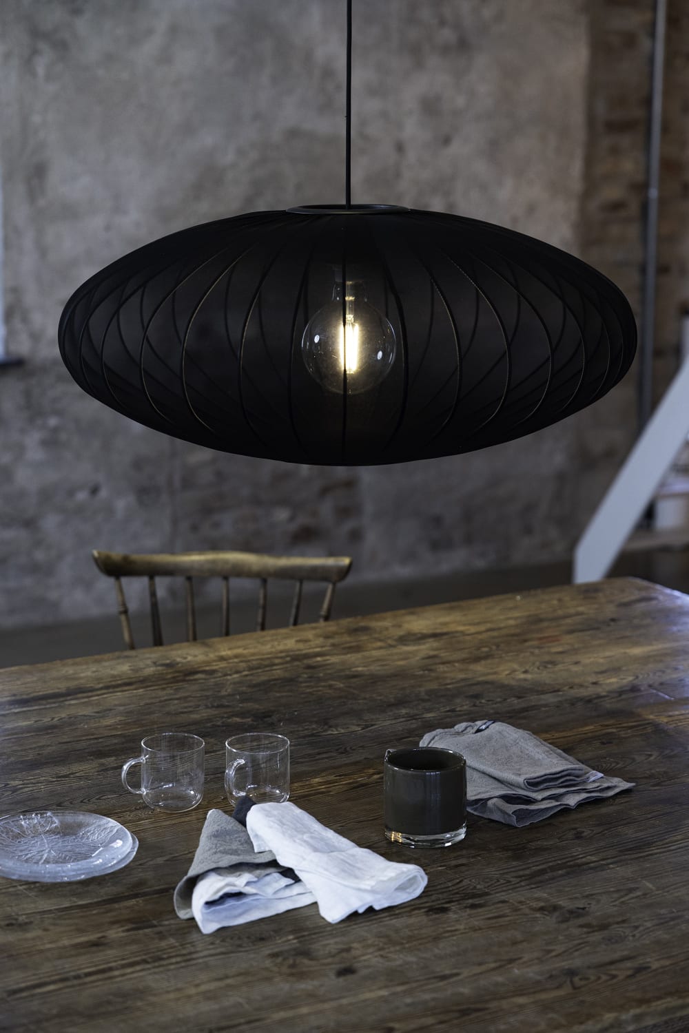 Markslöjd Suspension 1xe27 noir Noir 75x31x75cm