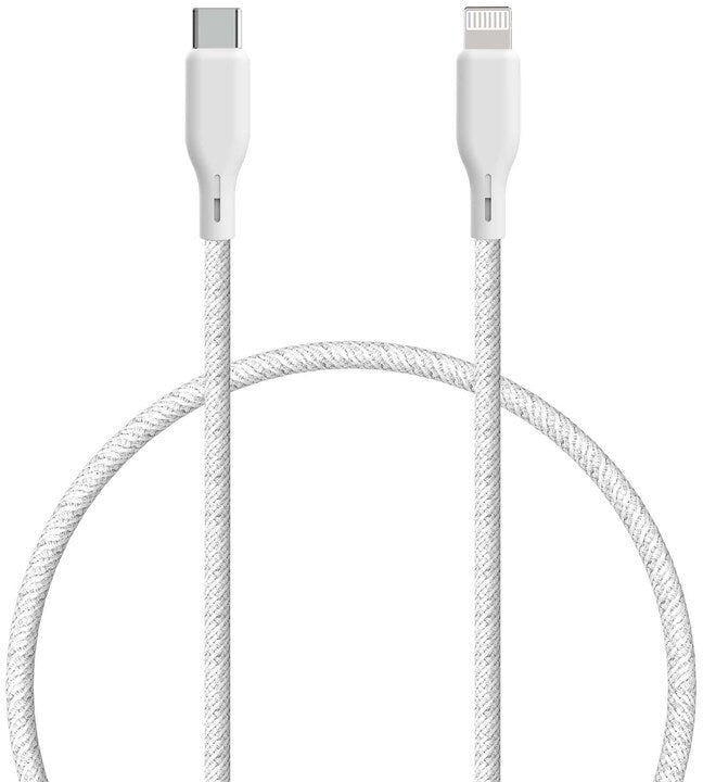 ËSSENTIALS by Upström USB-C til MFI Lightning Kabel 27W 1.2m - Hvid