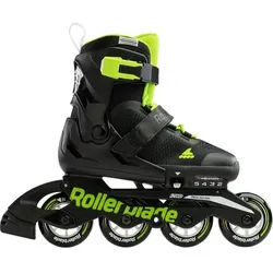 ROLLERBLADE Kinder Inline Skates MICROBLADE, Größe 33-36 1⁄2 in Schwarz Schwarz