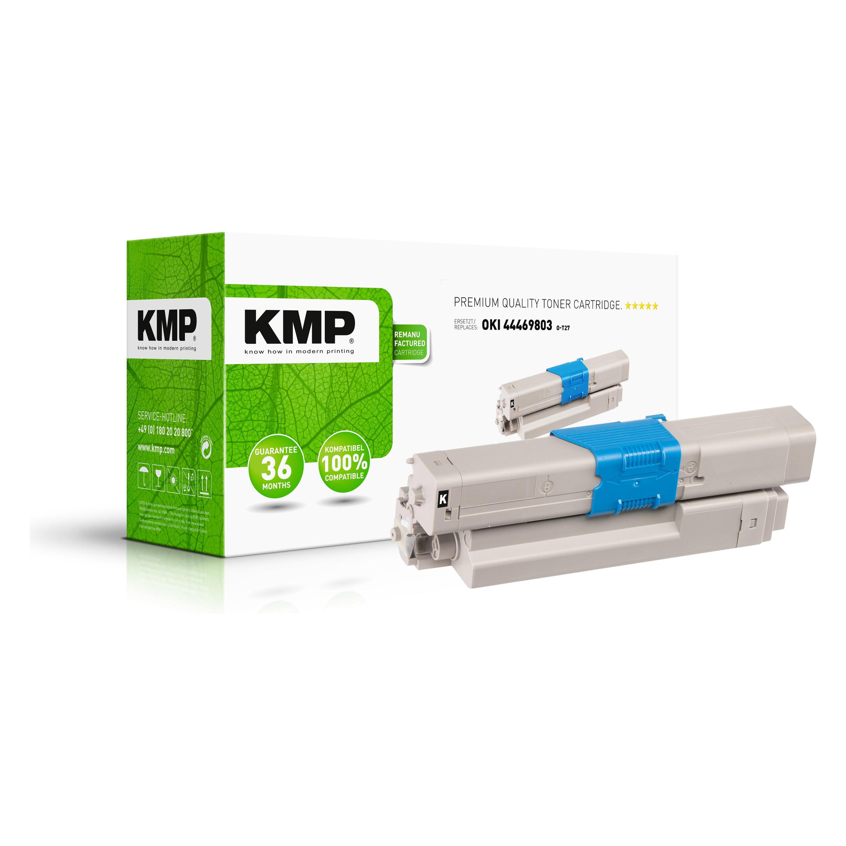 KMP Toner ersetzt 44469803 (BK) (1333,0000)