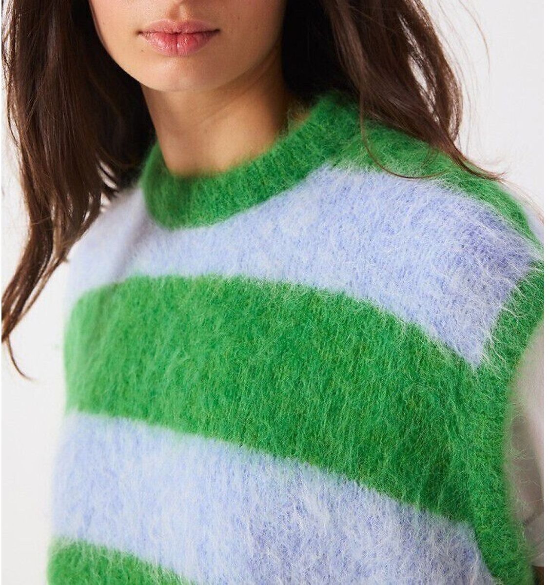 AMERICAN VINTAGE Pull rayé sans manches, col rond, NIBY