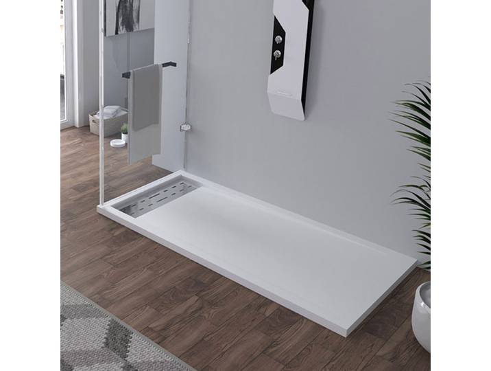 Receveur en gel coat ALICANTE Blanc 160x80cm