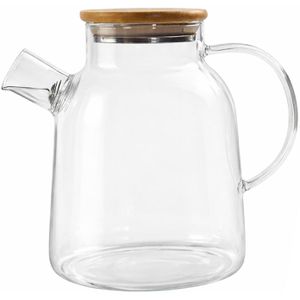 Clidor Tee-Kanne Glas, mit Filterspirale, transparent, 1,6 l