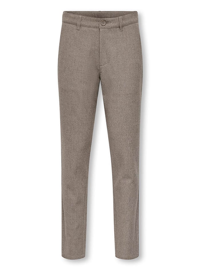 ONLY & SONS Junior Hose "Mark" in Hellbraun - 164