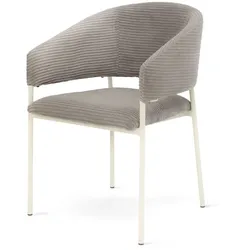 2er-Set Tom Tailor Stuhl Embrace Cord Grau