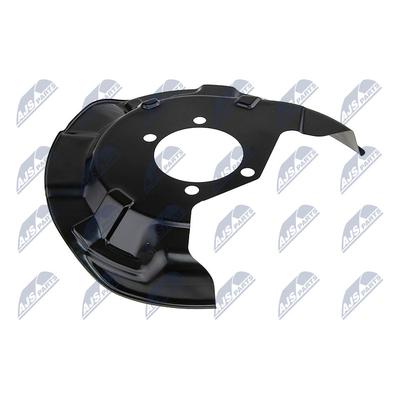 NTY Spritzblech, Bremsscheibe HTO-NS-010 Hinterachse rechts für RENAULT
