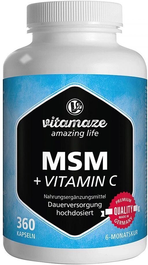 Vitamaze MSM HOCHDOSIERT+Vitamin C 360stk