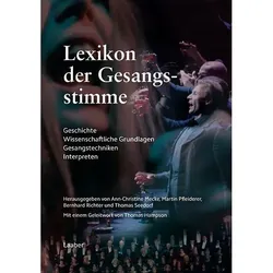 Lexikon der Gesangsstimme, Sachbücher von Bernhard Richter, Thomas Seedorf, Ann-Christine Mecke, Martin Pfleiderer