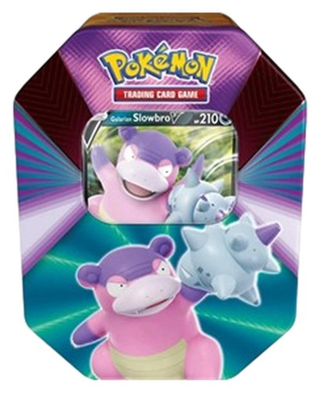 Pokemon V Forces Tin Galarian Slowbro V van The Pokemon Company