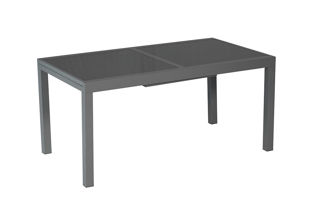 MERXXHANDELS Ausziehtisch 150 (210) x 90 cm graphitfarbenes Gestell 16967241