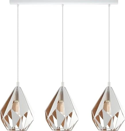 Eglo CARLTON 1, 3 × 60 W, weiß/gold