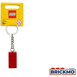 LEGO Stein Schlüsselanhänger in rot 850154