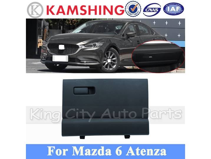 CAPQX panneau de boîte à gants noir pour Mazda 6 Atenza côté droit panneau de garniture copilote tableau de bord boîte à outils
