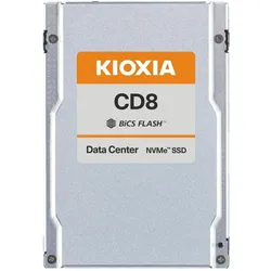 Kioxia KCD8 series - SSD - 15360 GB - internal - 2.5" - U.2 PCIe 4.0 x4 (NVMe) (15360 GB, 2.5"), SSD